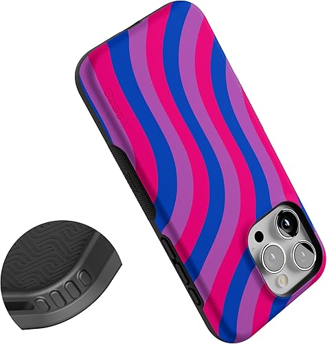 Vista 333 de Casely Funda para iPhone 15 Pro Jardín Secreto Flores mixtas Funda atrevida Compatible con MagSafe y botón de acción Jardín Secreto Floral