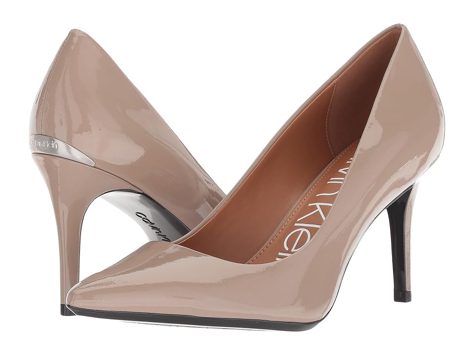 

Calvin Klein Gayle Pump (Tobacco Patent) High Heels, Orange