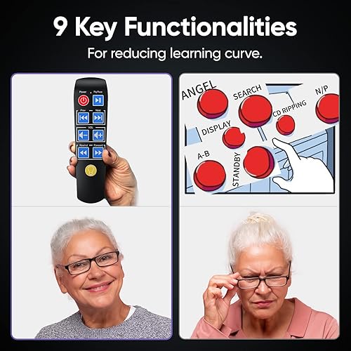 Miniatura 4 de Control remoto de botones grandes solo para reproductor de DVD ELECTCOM PRO