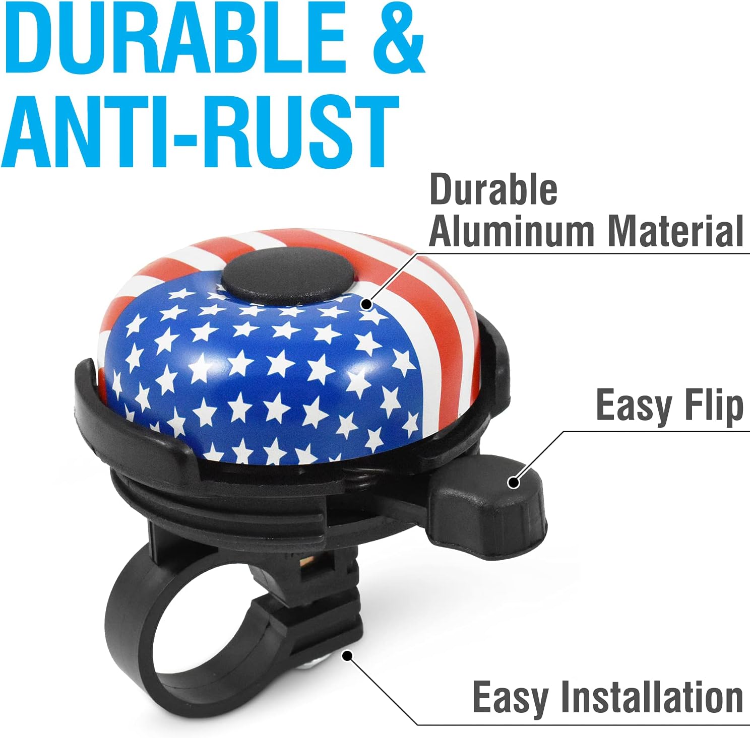 Marque Commuter Bike Bell (American, 1) : Sports & Outdoors