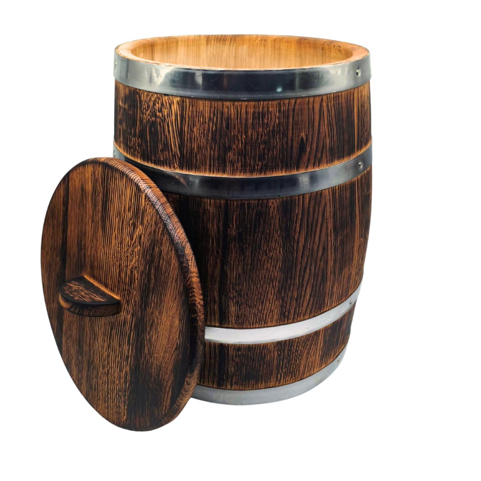 AlcoFermBrew Barril de Roble para Fermentación – Conservación Tradicional de Alimentos (30L)