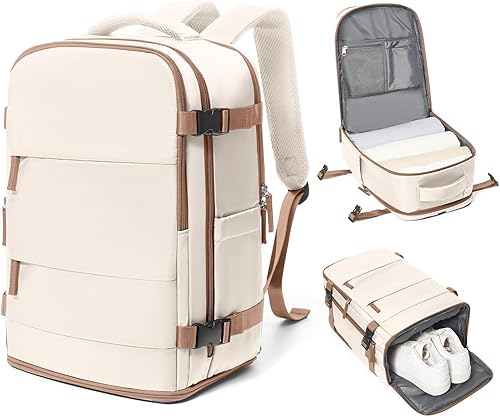 Miniatura 237 de coowoz Mochila de viaje grande para mujeres y hombres,Mochila de transporte,Mochila de senderismo impermeable para deportes al aire libre, Azul, 45