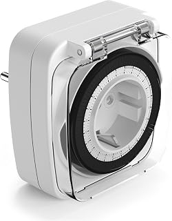 ANSMANN Outdoor Zeitschaltuhr AES7 - Mechanischer 24h Timer IP44 Garten
