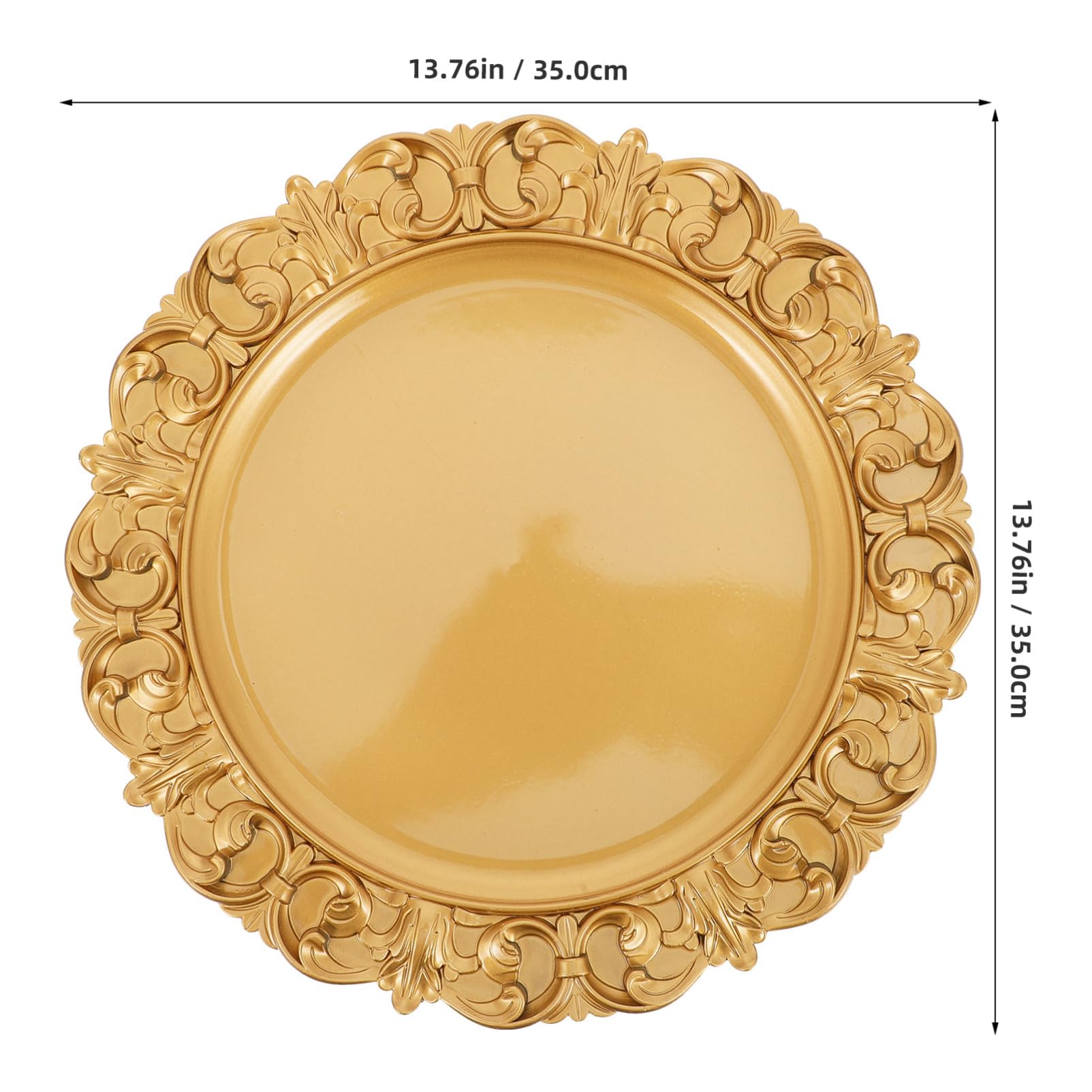 SOLUSTRE Lightweight and Portable Cake Plate Retro Wedding Decor Classic Craftsmanship