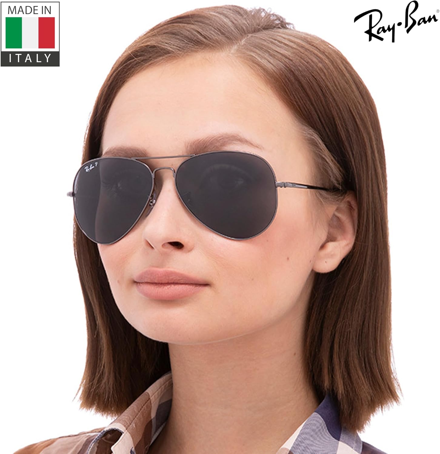 Ray-Ban RB3689 AVIATOR METAL II Pilot Shaped Sunglasses for Men & Women with Official RAYBAN Eyewear Kit