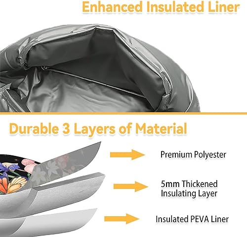 Miniatura 5 de Lonchera personalizada con nombre y mariposa para niñas y mujeres, bolsa de almuerzo aislada reutilizable personalizada con correa para el hombro,