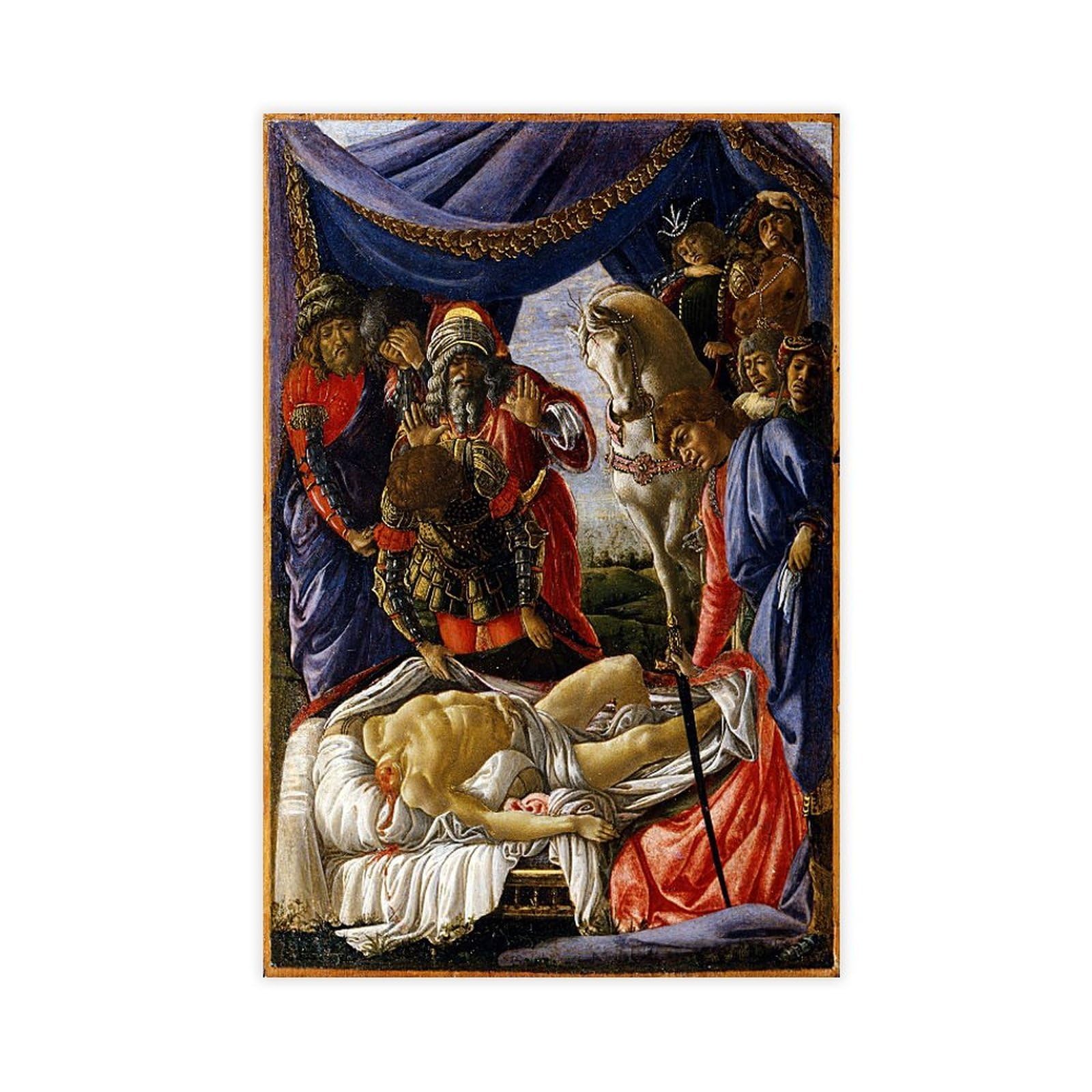 WCYB The Discovery of Holofernes' Corpse Judith Returns from The Enemy Camp at Bethulia by Sandro Botticelli Renaissance Prints Posters Canvas Deco Paintin