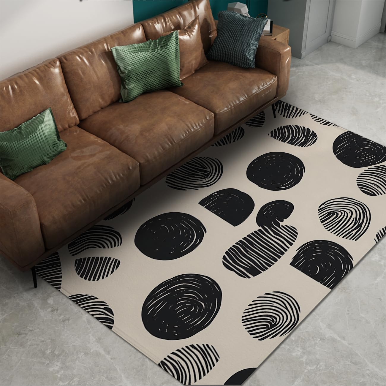 Tapis de Noël 90x150cm décoration festive pour souvenirs en famille