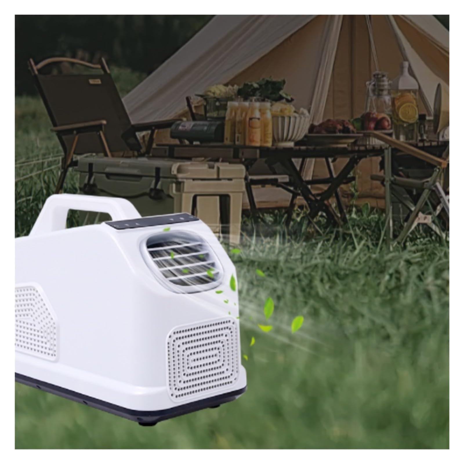 Aire Acondicionado Portátil For Exteriores, 12V/24VTruck, Coche, Furgoneta, Cabina, Camping, Eléctrico Enfriamiento Rápido Funcionamiento Suave