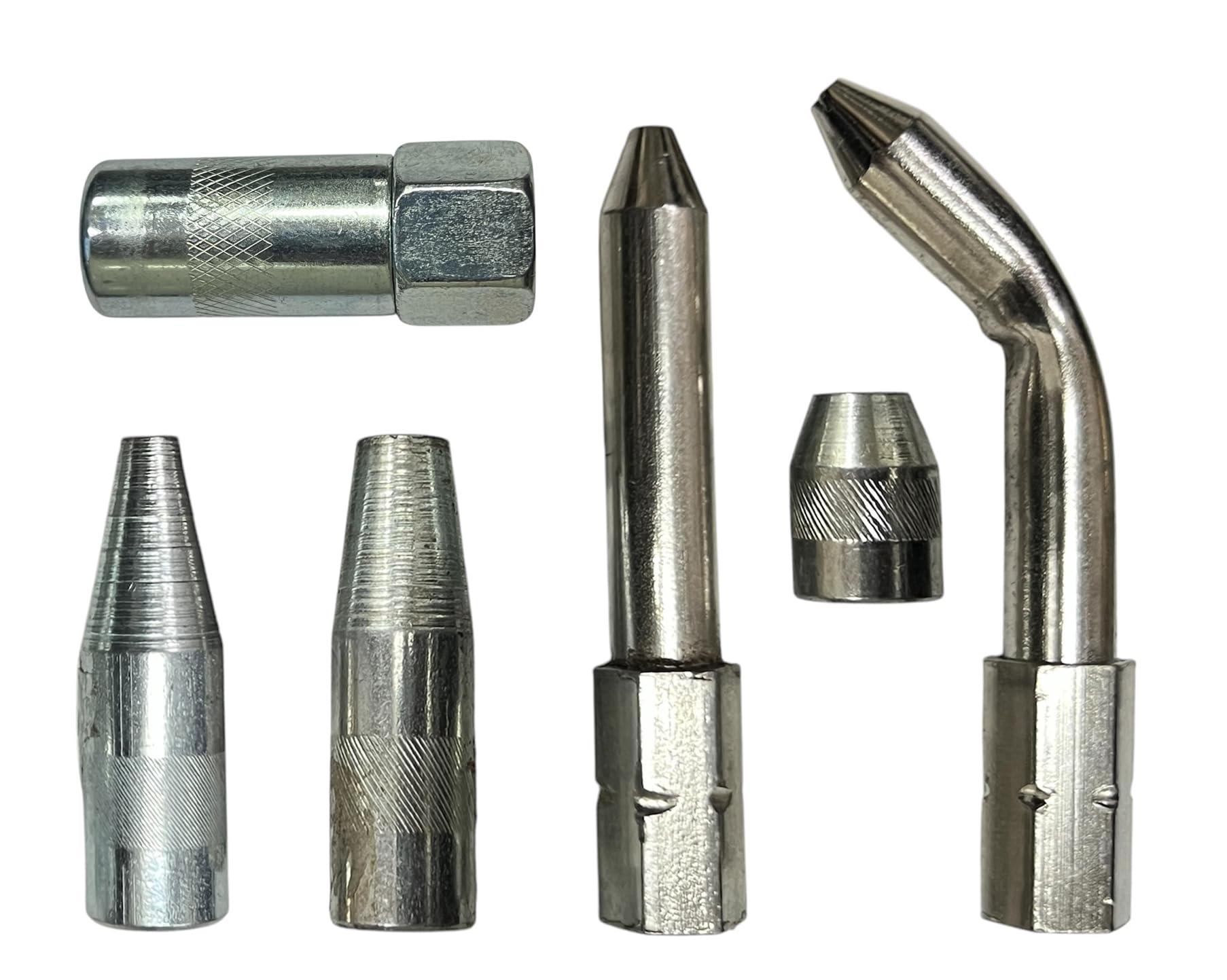 EPITECH MART Multi Purpose Use 6 Piece Grease Couplers Nozzles Fittings and Lubrication Kit for Grease Gun Nozzle Set-image-29