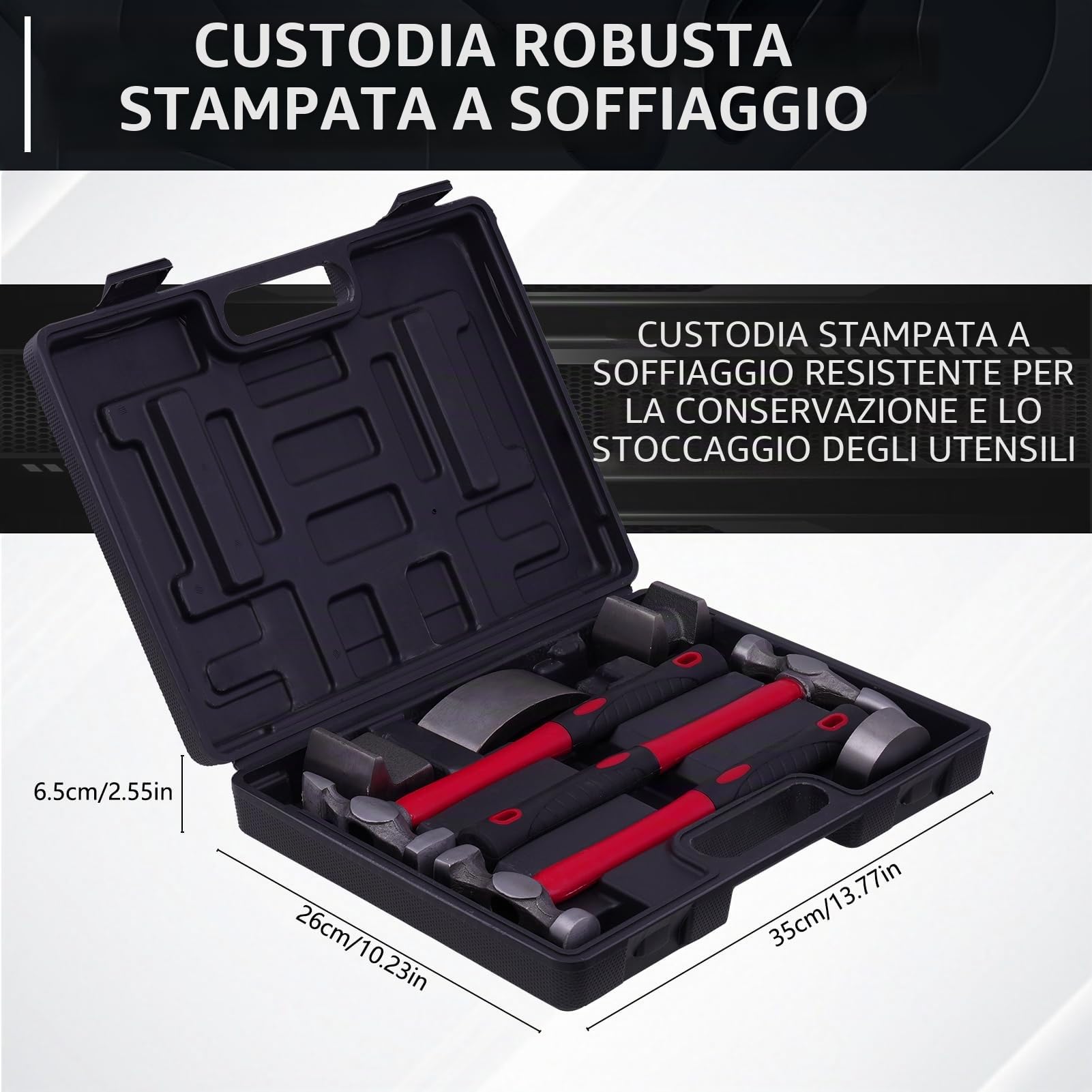7 Pezzi Set di Riparazione per Carrozzeria, Set di Riparazione Corpo, Attrezzi da Officina Riparazione fai da te per Auto Camion