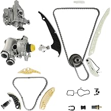 2.0L Timing Chain Kit w/Oil Pump & Water Pump Fit For Audi A3 A4 A5 A6 Q3 Q5 TT VW Jetta GTI Passat CC Beetle EOS Ti-guan 2.0L CAEB CCTA 2009-2015 06H109509D 06H115105AC 06H121026BP