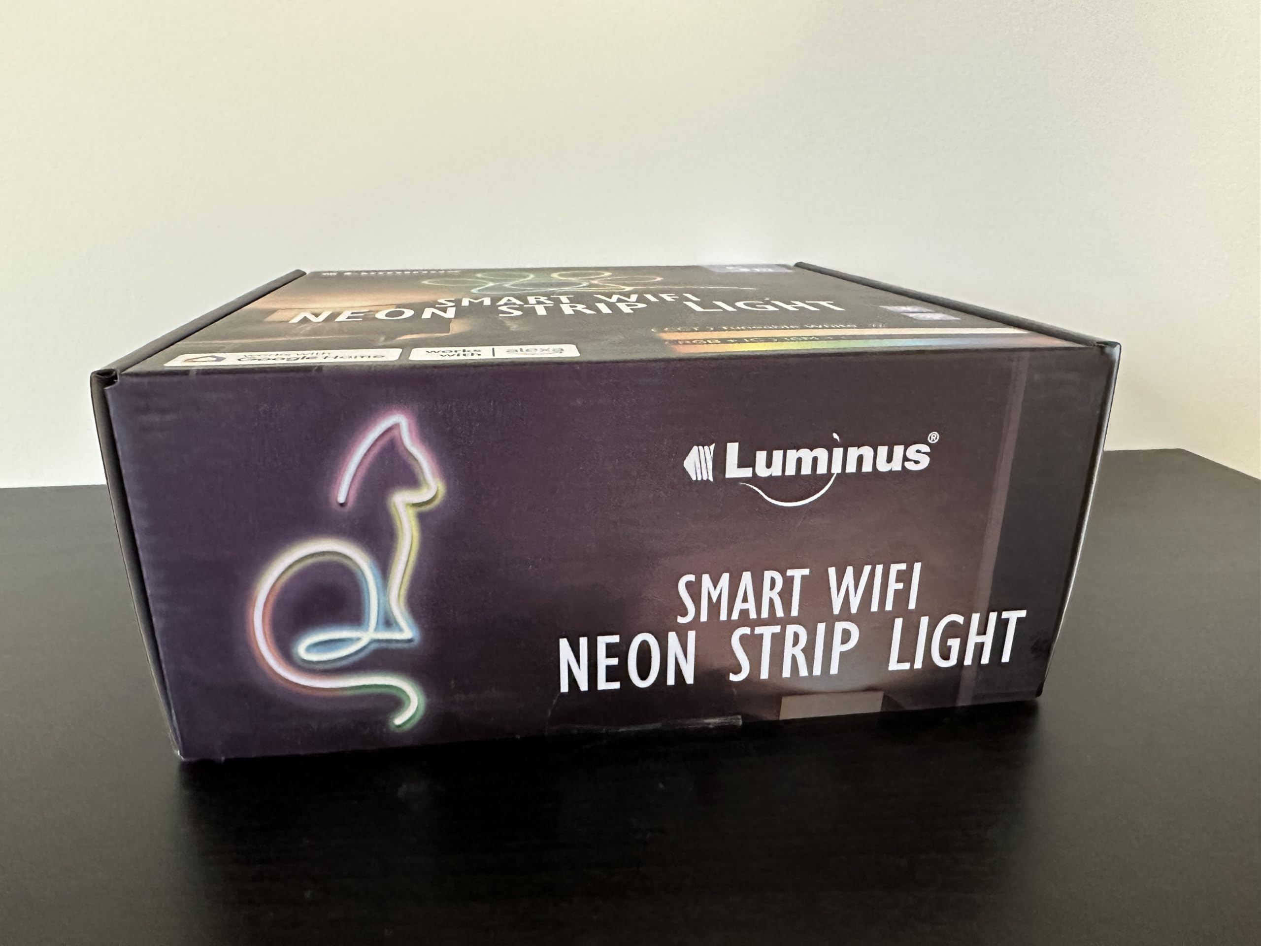 Luminus WiFi Flexible Neon Strip Rope Light 5m with Smart Control, Works with Google Home and Alexa - Image 4