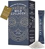Ancient  Brave Wild Collagen Sachets 15 x 5g - Marine Collagen Powder Fish - 100% Hydrolysed Collagen Peptides Type I - High Protein, Fasting and Keto Friendly - Neutral Tasting - 15 Day Supply