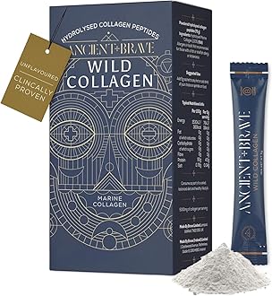 Wild Collagen Sachets 15 x 5g - Marine Collagen Powder (Fish) - 100% Hydrolysed Collagen Peptides (Type I) - High Protein, Fasting and Keto Friendly - Neutral Tasting - 15 Day Supply