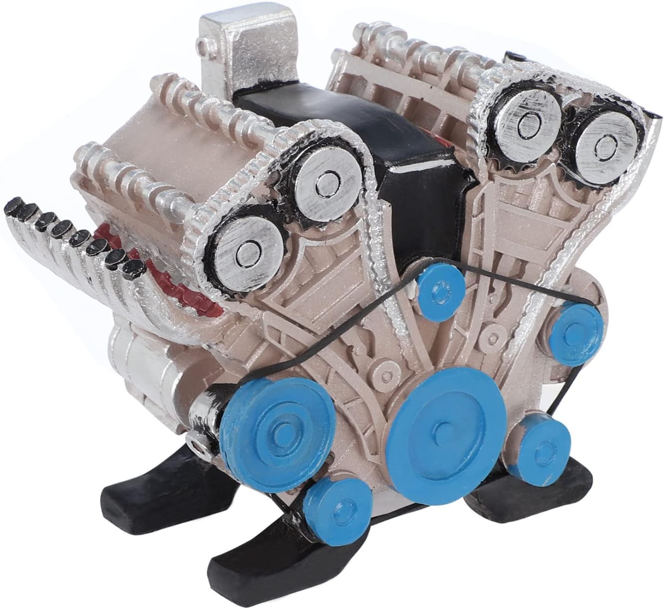 Card Stand Desk 8 Cylinder Car Engine Model Kit Adult Mini DIY Motor ...