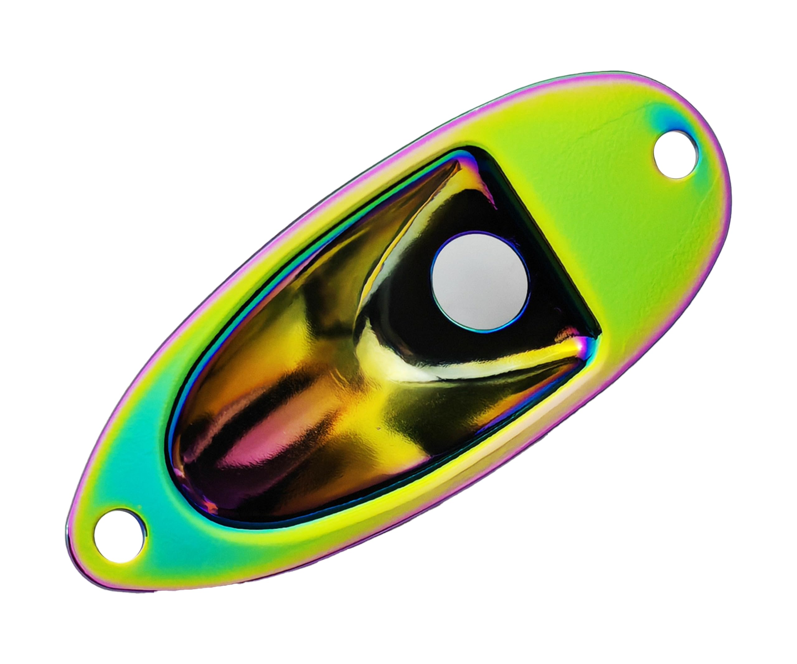 Guyker Guitar Input Jack Plate, Iron Oval Boat Shape Jackplate