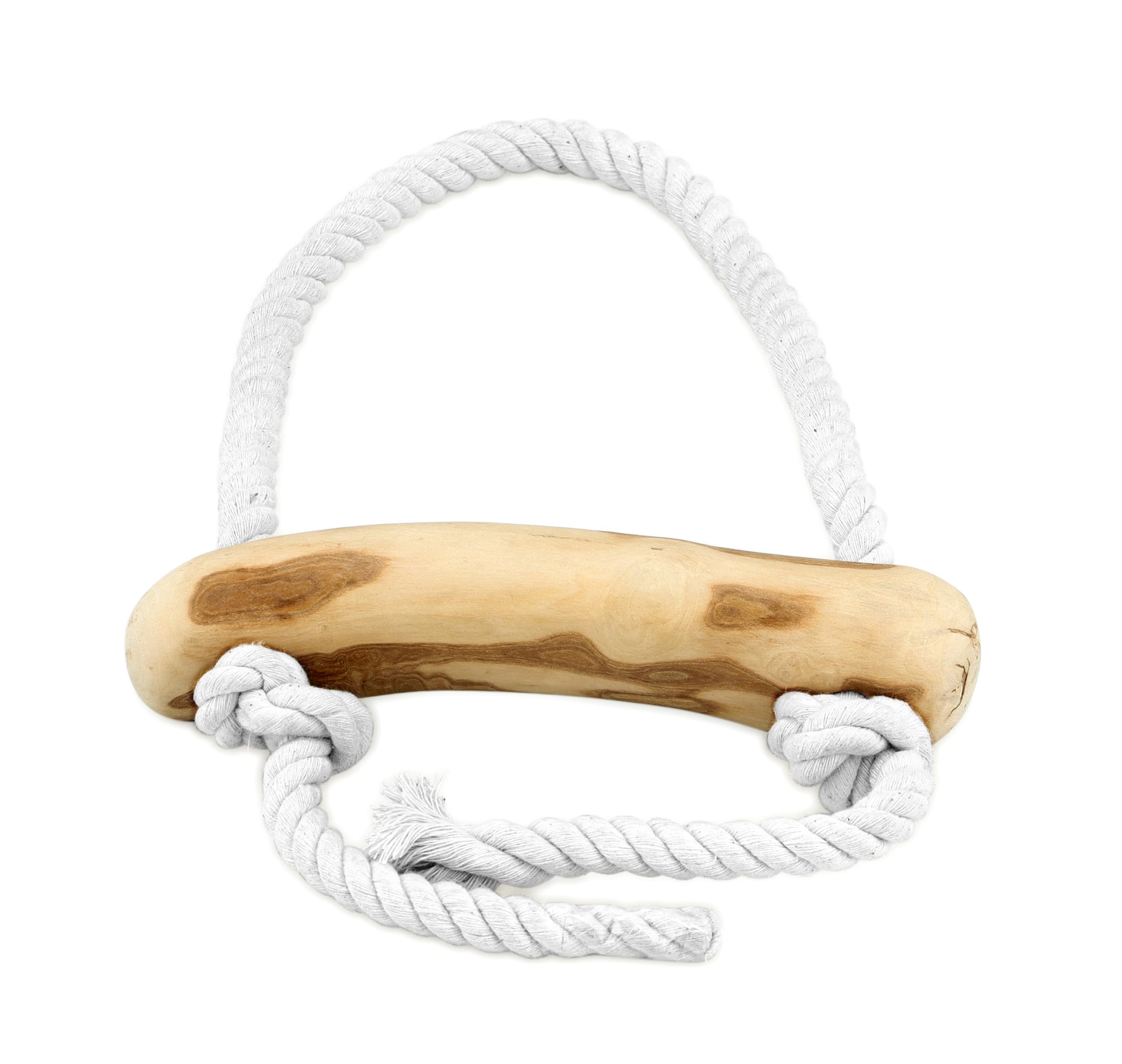 Fuzzl Coffee Stix & Rope Tug Dog Toy - Coffee Wood Chew Throw and Fetch Tough Dog and Puppy Toy, Natural - Image 3