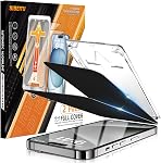 SIBEITU 2 Pack Screen Protector for iPhone 15, 6.1 Inch [Auto Alignment Kit] HD Clear Tempered Glass, 9H Hardness Scratch Resistant Auto Dust Removal Installation, Case Friendly, Sensitive Touch
