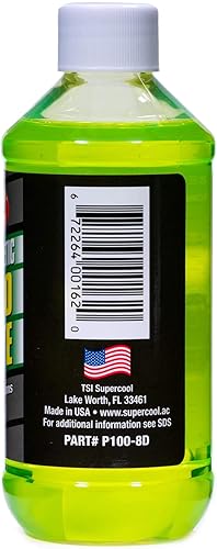 Miniatura 3 de TSI Supercool P100-8D PAG 100-Viscosity Plus Aceite de tinte UV - 8 onzas, plateado