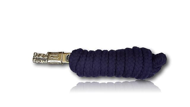 Cuerda de plomo con gancho de pánico para caballo, correa trenzada en distintos diseños elegantes, para poni