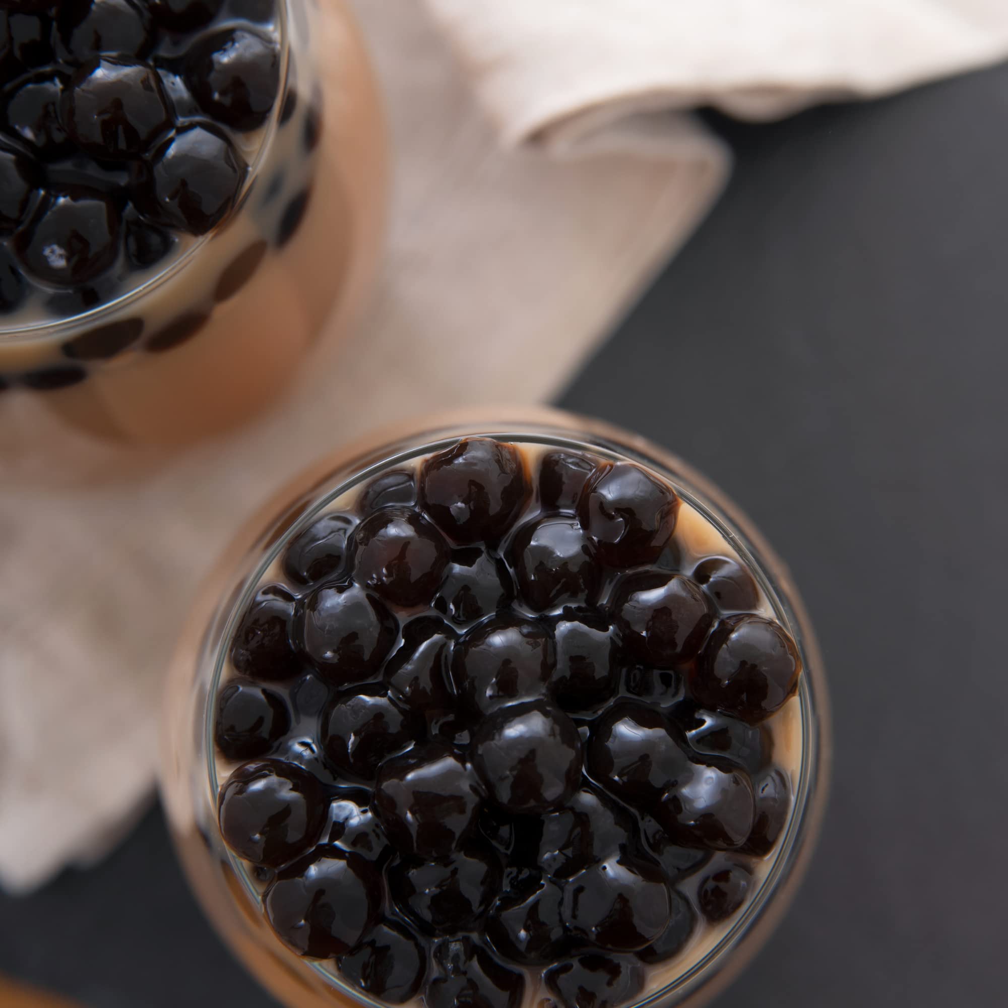 Perlas de Tapioca para Bubble Tea – Perlas reales hechas en Taiwan – Para uso en Boba Tea, Bubble Tea, helados y postres. Paquete de 1kg.