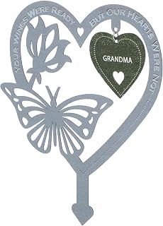 Garneck Garden Stake with Unique Artistic Design Waterproof Metal Memorial Family Marker for Cemetery and Yard, Commemorat...