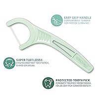 Vista 7 de Plackers Grind No More Night Guard (16 unidades) y púas de hilo dental Plackers Micro Mint (90 unidades)