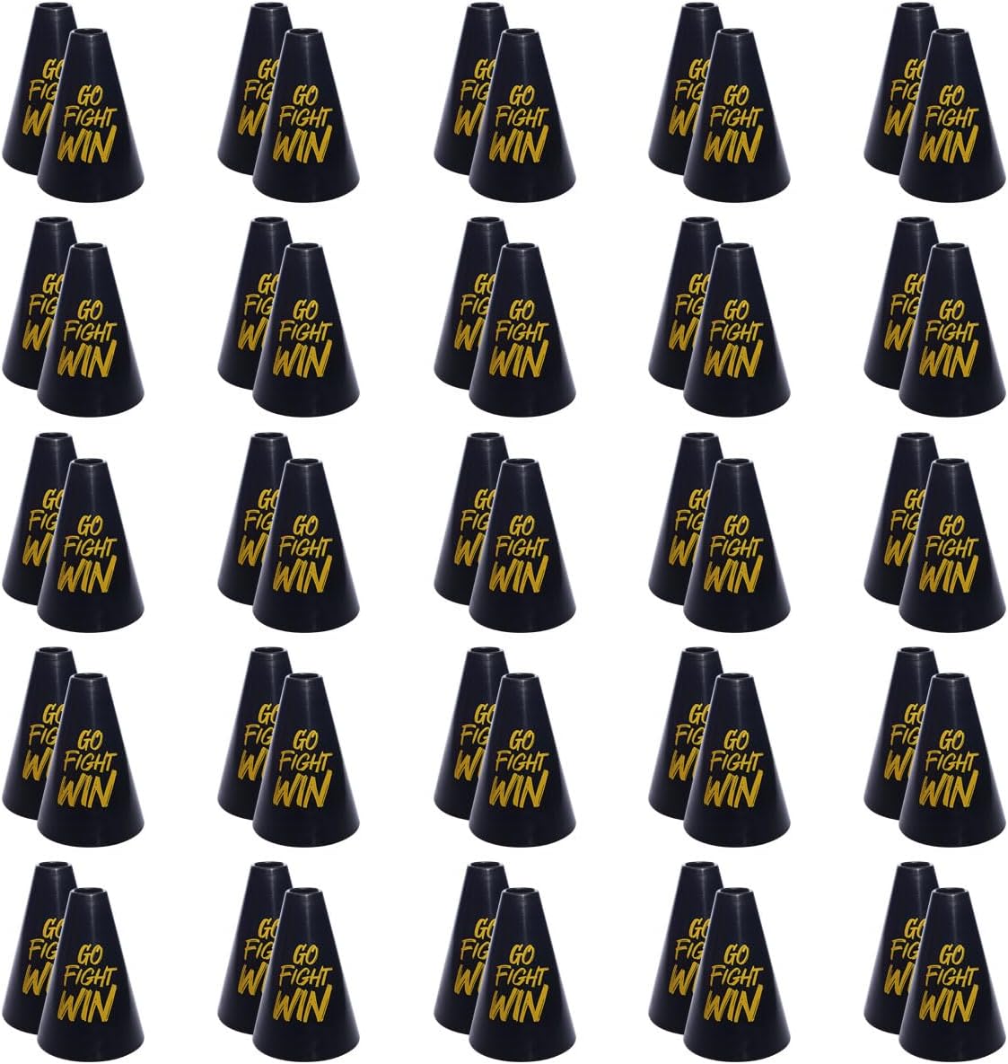 Anderson's, Go Fight Win Megaphone Sets, 7 Inches, School Colors, Fan Gear, Noisemakers, Cheerleader Accessories, Team Spirit