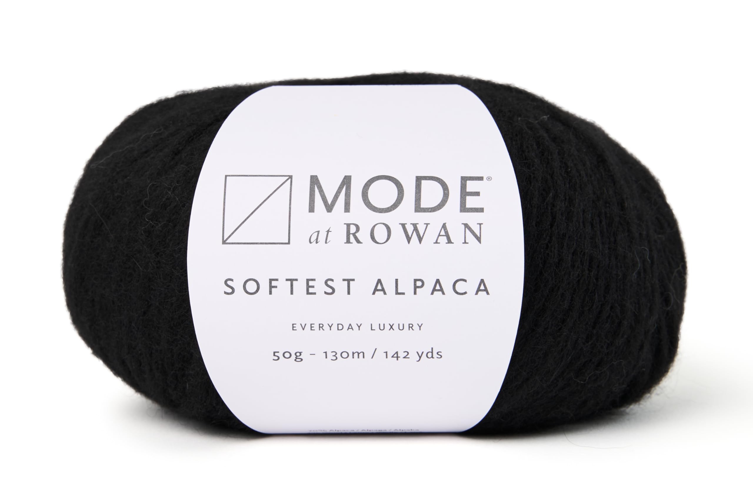 Mode at Rowan, Softest Alpaca, Black, 50g