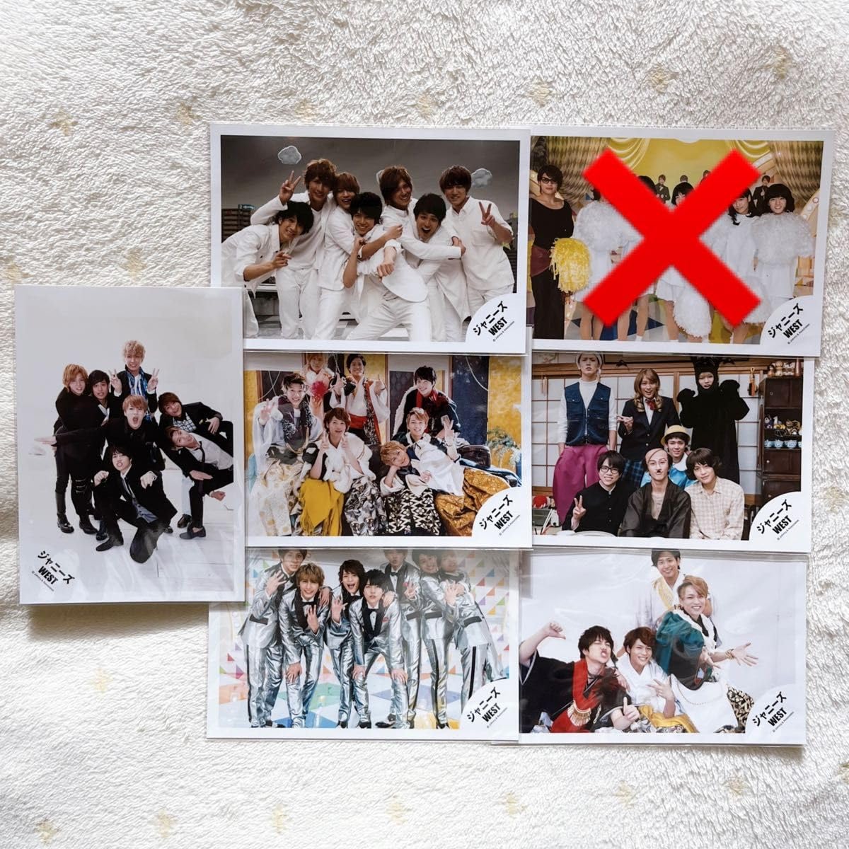 ジャニーズWEST 　WEST .　公式写真　集合　混合 ジャニーズWEST WEST .公式写真集合混合