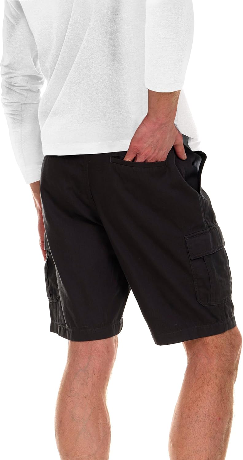 Wrangler Cargo Shorts for Men Big and Tall - Stretch Twill Casual Shorts - Image 4