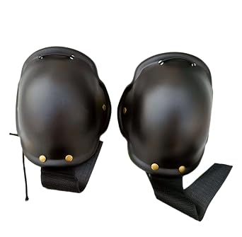 LEONARK Black Armoury Hema Knee/Elbow Protectors Knee/Elbow Pads Shell Knee Guard Caps (Elbow Pads)