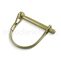 Vista 3 de Pasador de bloqueo de eje de alambre redondo PTO 1/4" x 1-3/4" (paquete de 3)