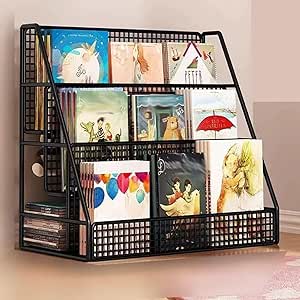 Amazon.co.jp: Book Wagon, 4 Tiers, 5 Tiers, Large Capacity, Book Rack ...