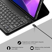 JADEMALL Lenovo Tab 10.1 2025 Mágneses Bluetooth Billentyűzet Tok 4