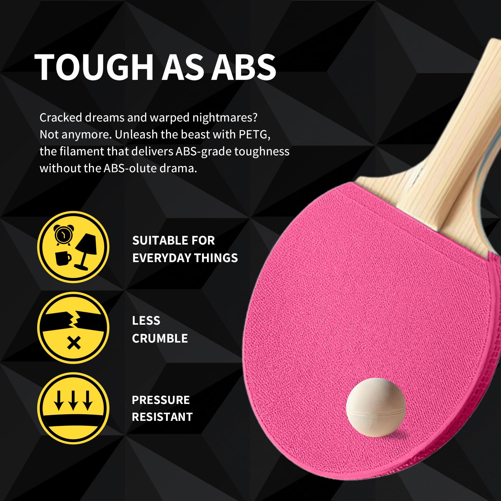 OVERTURE Filamento PETG 1.75mm, 1kg Bobina(2.2lbs), Neatly Wound Durevole PETG Filament per Stampante 3D, Precisione Dimensionale +/- 0.02 mm, 3D Printer Filamento (Magenta)