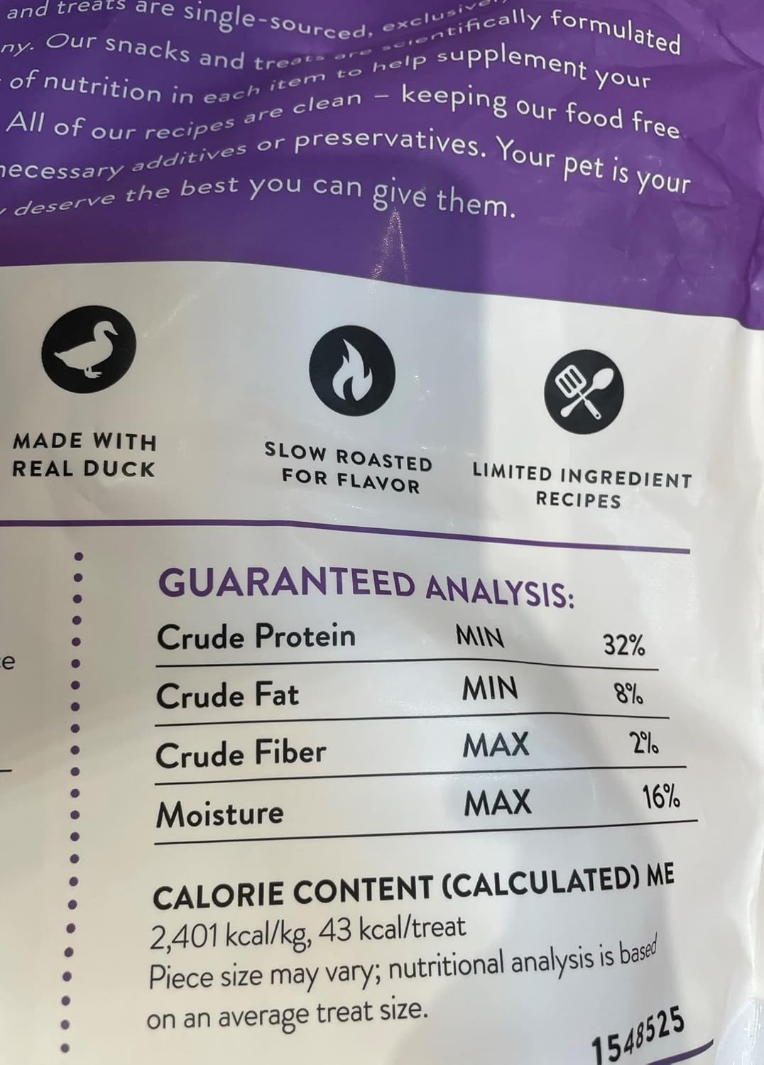 Costless Pet Treats Duck Breast Fillets, 32-ounces