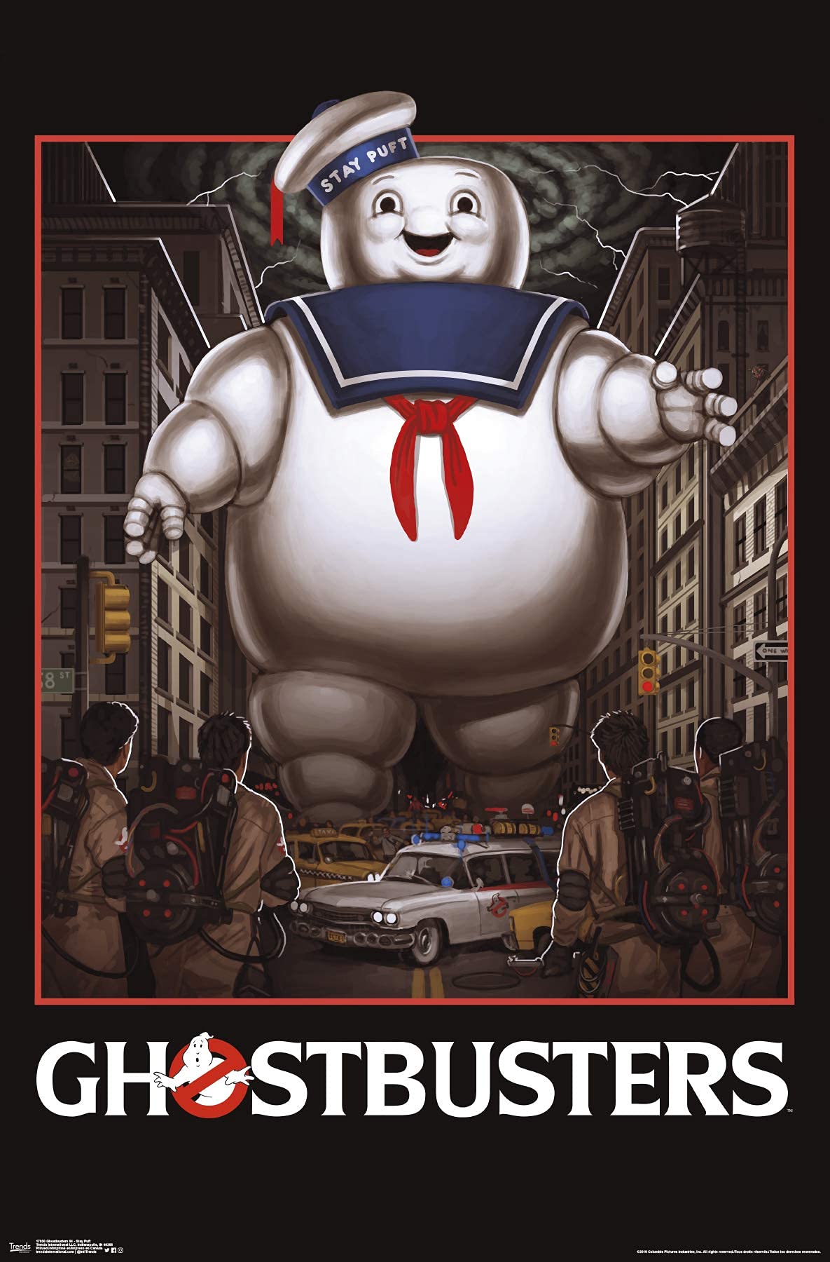 Poster In Metallo Vintage Ghostbusters (1984) – Targa 20x30 Cm Per Pub, Bar E Garage, Effetto Invecchiato