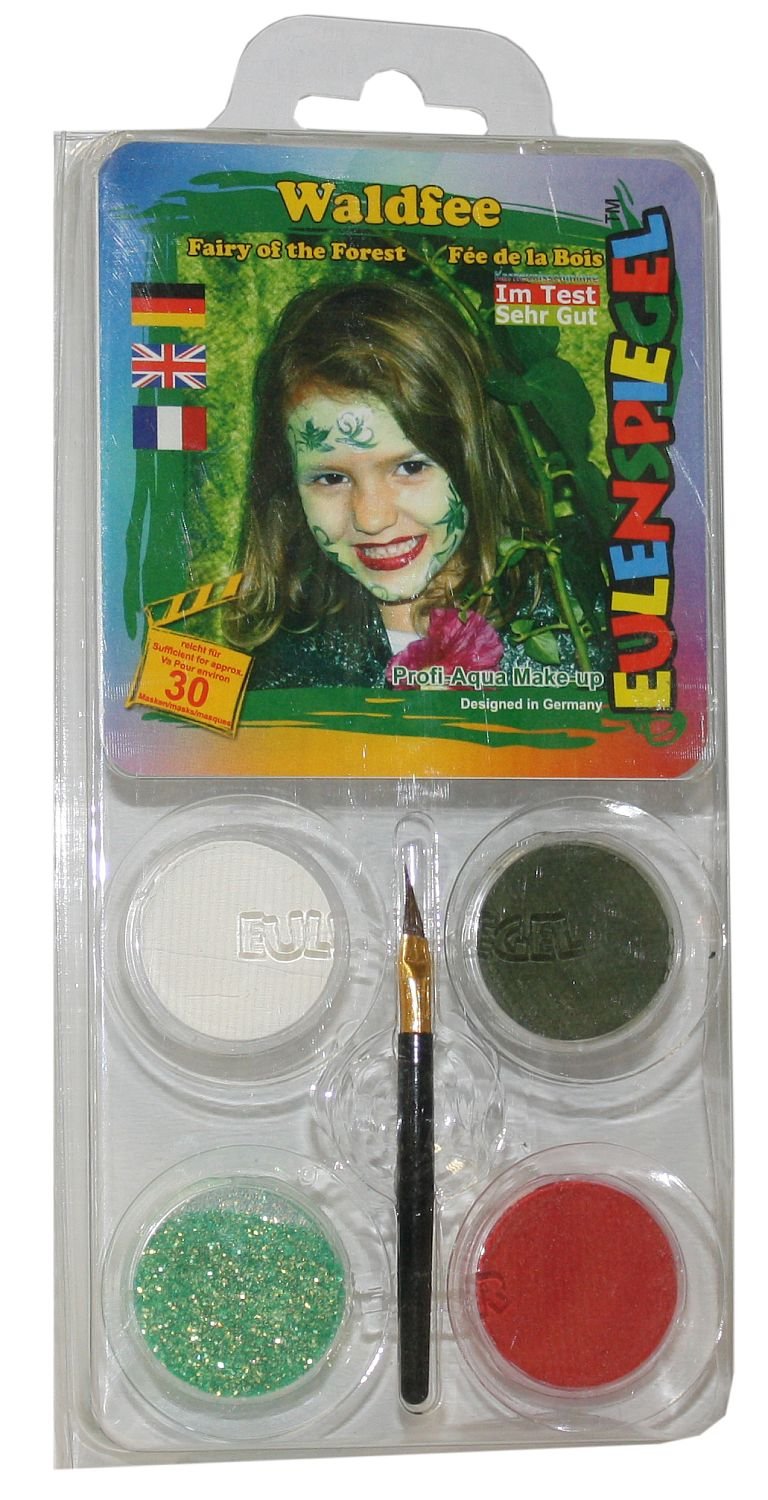 EULENSPIEGEL Profi Aqua Makeup Waldfee 6 Teile