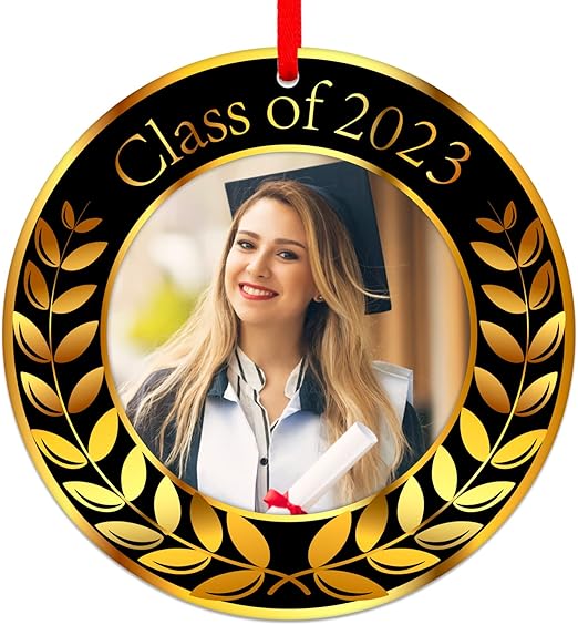 SICOHOME Graduation Picture Frame Ornament 2023 Class of