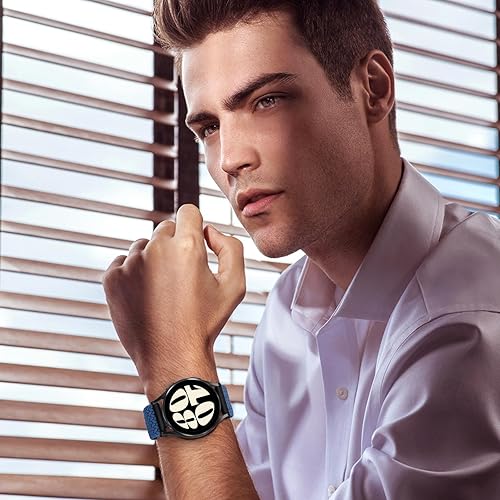 Miniatura 7 de Correa elástica trenzada de 0.78 pulgadas compatible con Samsung Galaxy Watch 654 de 1.575 pulgadas, 1.732 pulgadas, Galaxy Watch 6 ClassicWatch 4