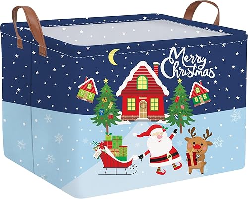 Miniatura 64 de FXOLCSHE - Cesta rectangular de animales, cesta de almacenamiento impermeable para recámara, cesta de guardería, cesta de almacenamiento para