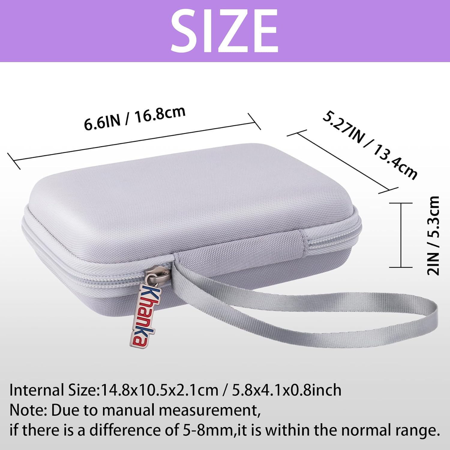 khanka Hard Travel Case Replacement for RG40XX V Retro Handheld Game Console,Case Only.