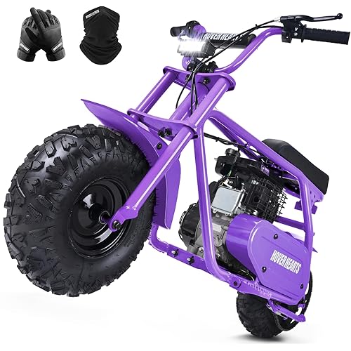 Mini Bike, Gas Dirt Bike, Minibike, Gas Powered Mini Bikes for Adults, 99cc-4 Stroke Pit Bike with Led Light, Min Dirtbike, Motorcycle Max Load 200 Lbs, Max Speed 28 Mph, Age13+