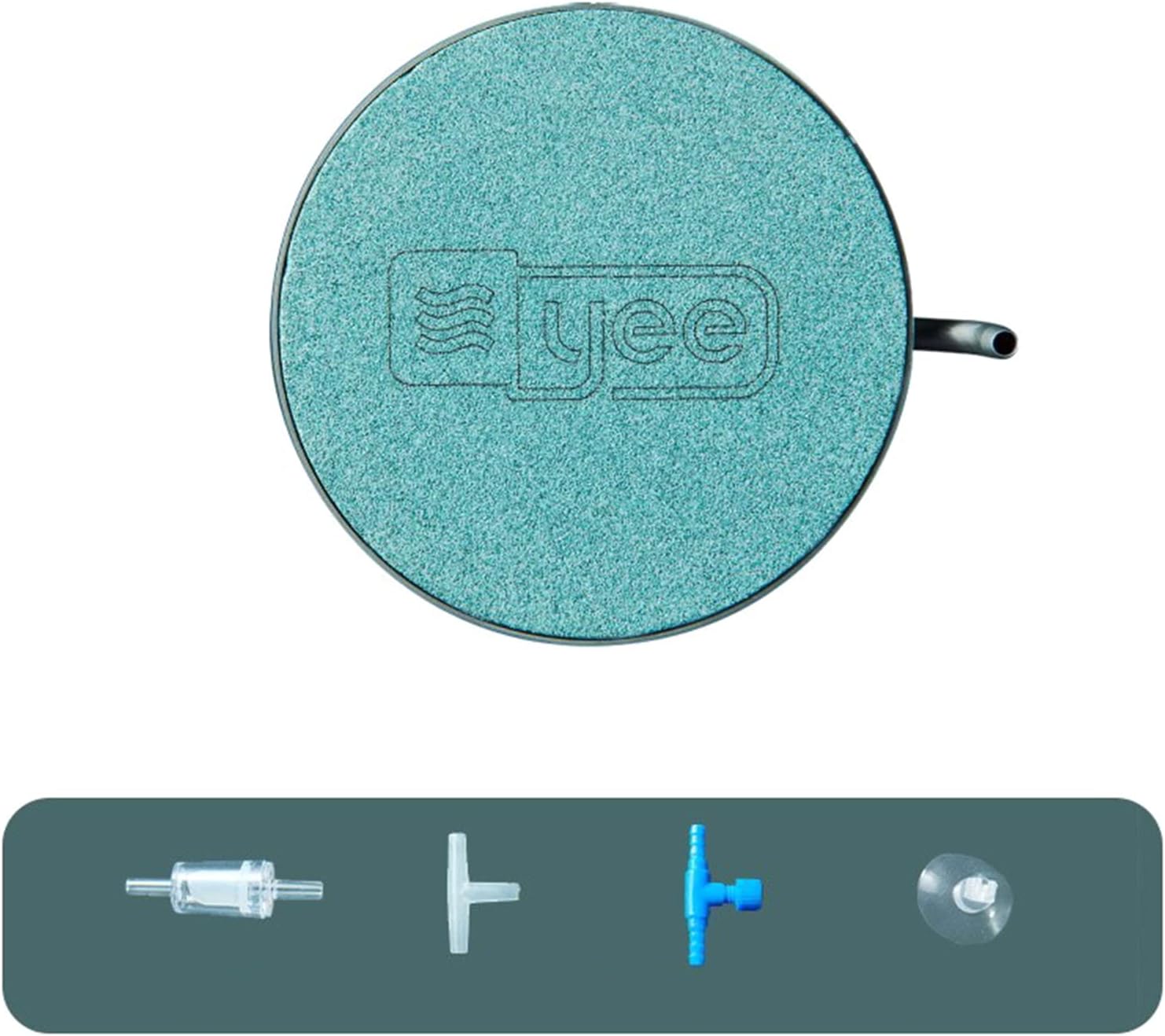 Air Stone Disc Round Air Stone Small Bubble Diffuser Pumps Accessories for Aquarium Fish Tanks Hydroponics