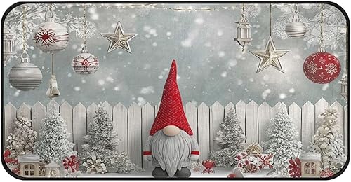 Miniatura 13 de Alfombra de cocina con calabazas de otoño y otoño, antifatiga, a cuadros, calabaza, hojas de arce, tapetes de cocina antideslizantes y lavables