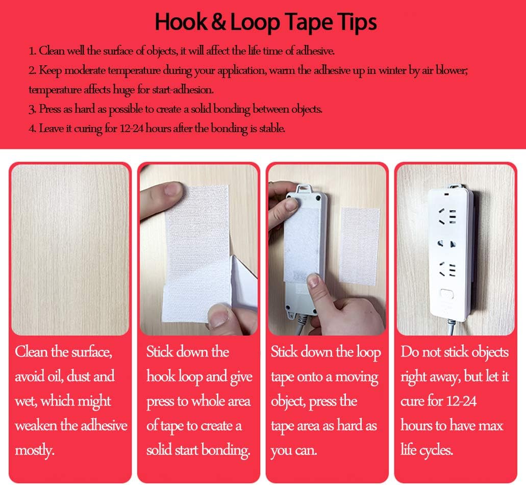 LLPT Hook and Loop Tape Color Brown 4625C 1 Inch x 23 Feet Each Roll Heavy Duty Adhesive Hook Loop Strip Mounting Tape for Indoor and Outdoor (HTBN130) : Industrial & Scientific