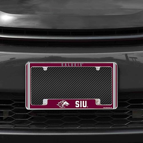 Miniatura 80 de Rico Industries NCAA Classic 12" x 6" Chrome All Over Automotive License Plate Frame for Car/Truck/SUV