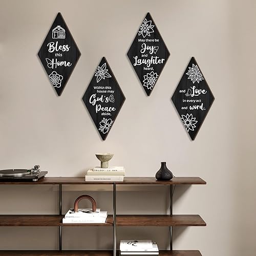 Miniatura 16 de CHDITB Decoración de pared de cactus, letrero de madera azteca, decoración de pared con temática natural, arte de pared moderno para oficina, hogar